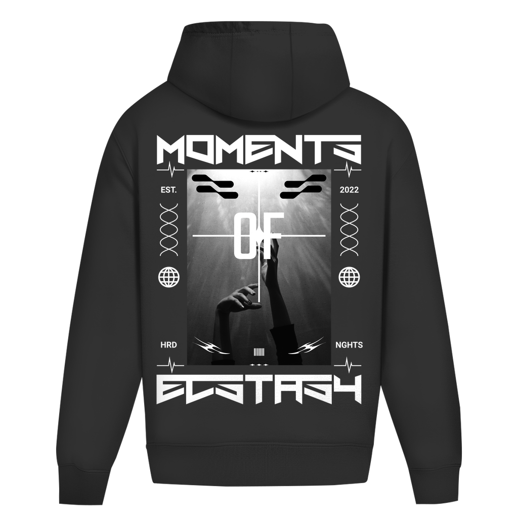 Momenti di estasi (felpa con cappuccio oversize)
