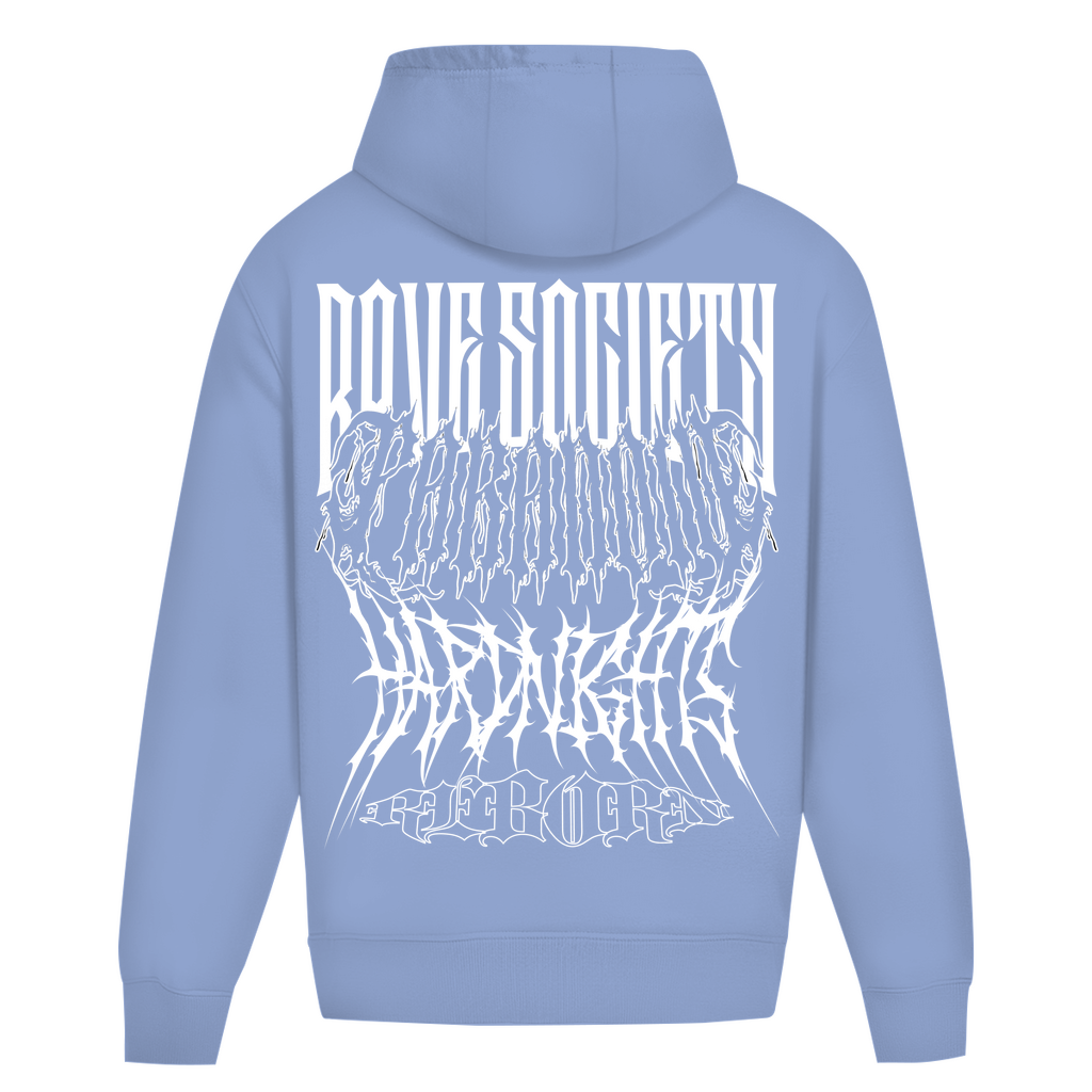 Rave Society (felpa con cappuccio di grandi dimensioni)