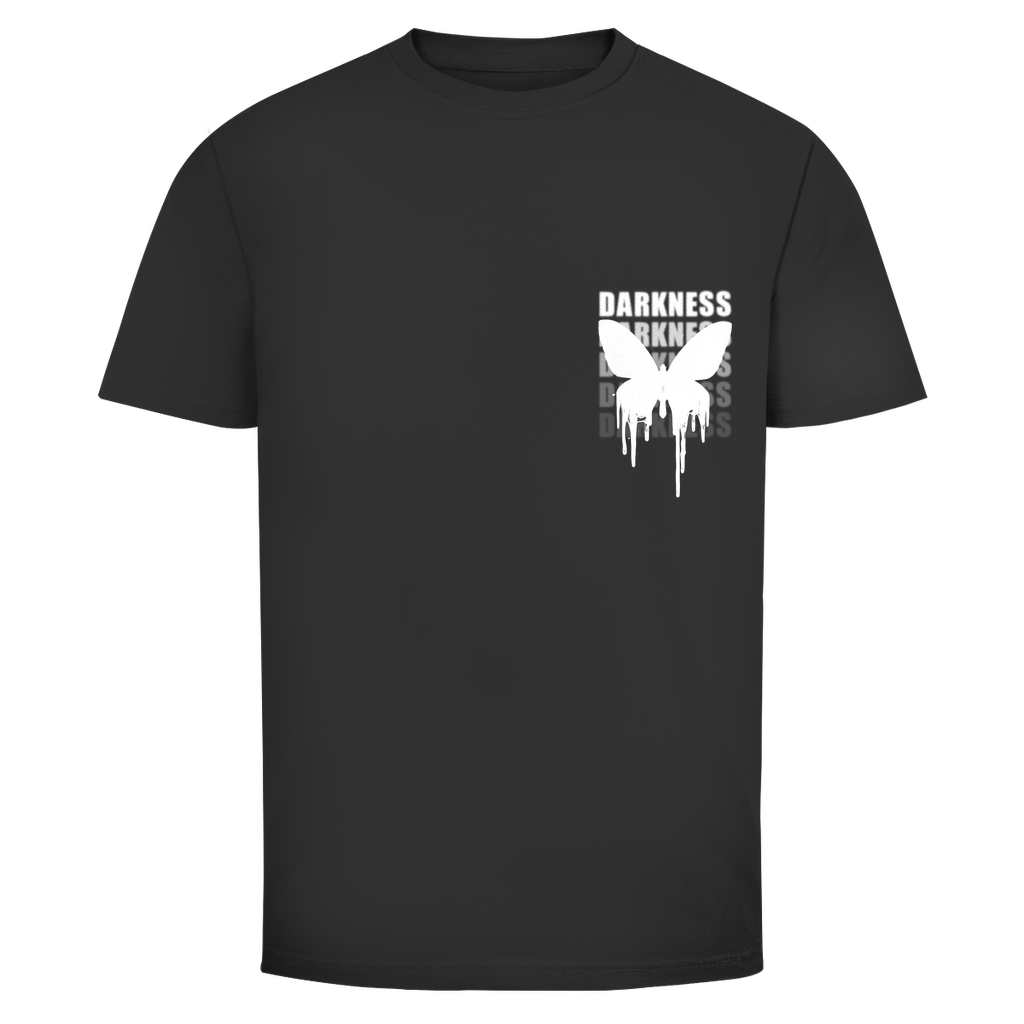 Darkness Butterfly Basic Shirt, Unisex Bio Baumwolle T-Shirt | Black
