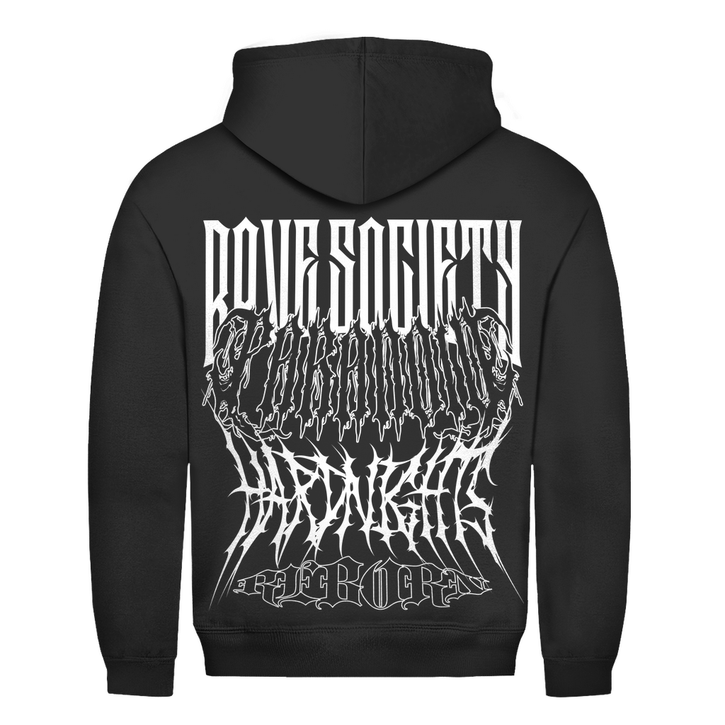 Rave Society (sudadera con capucha básica)