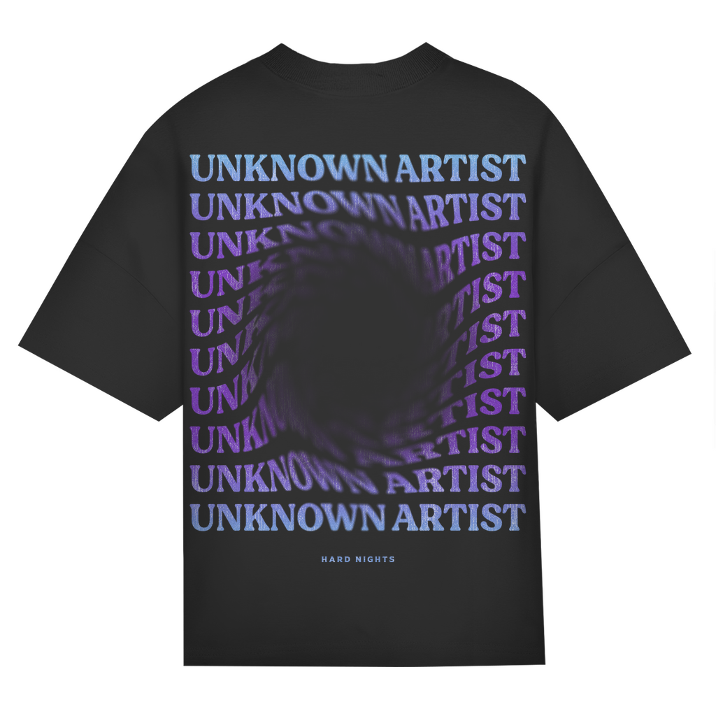 Unknown Artist Hole – Camiseta oversize | Negro
