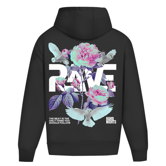 Rave Flowers – Hoodie oversize