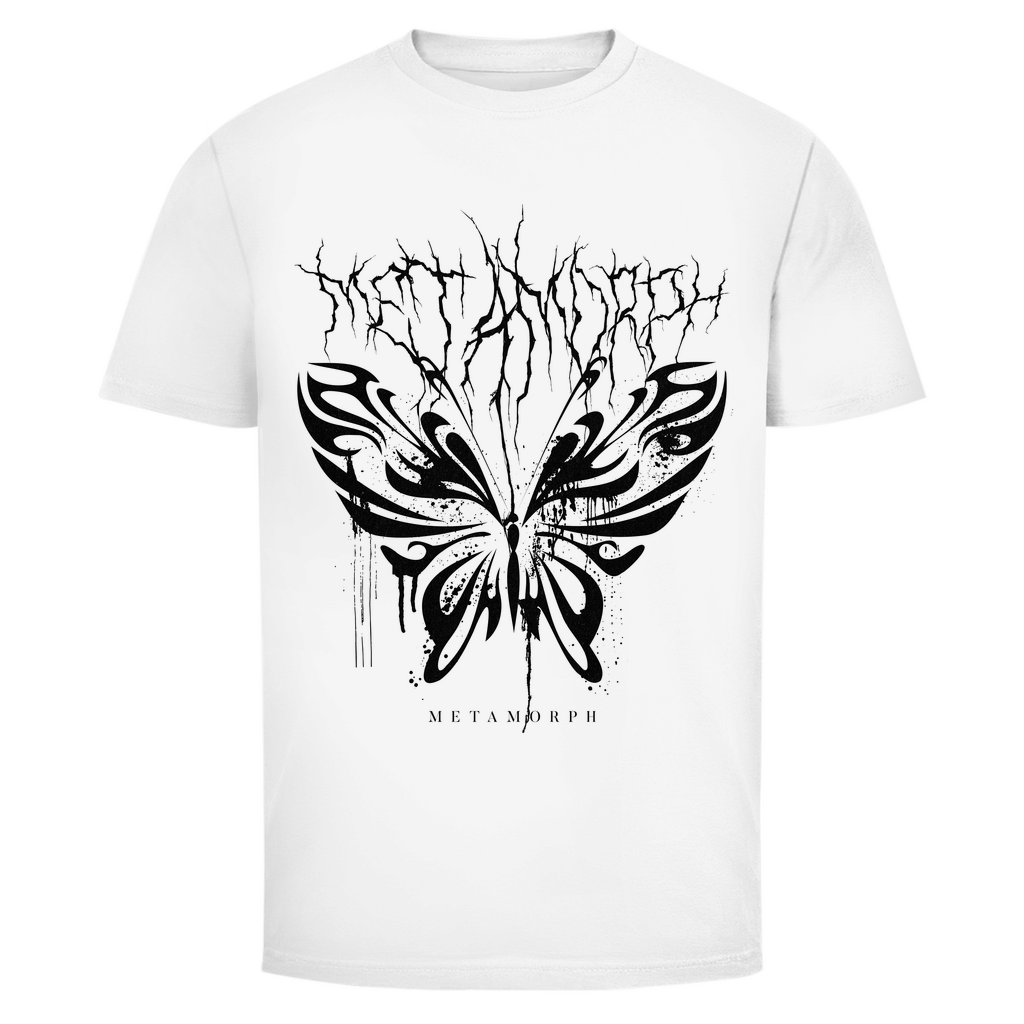 Techno Basic Shirt und Rave Basic T Shirt aus Bio-Baumwolle | White