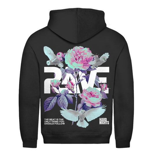 Rave Flowers – Hoodie basique