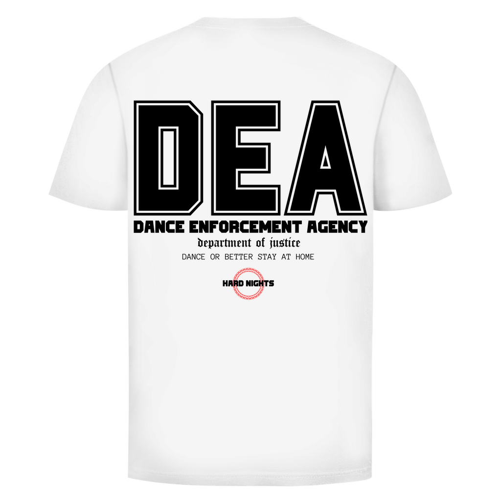 Techno Basic Shirt aus Bio-Baumwolle für Rave | White 