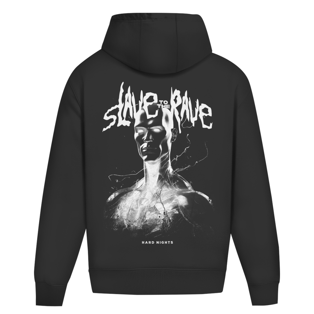 Schiavo del rave (felpa con cappuccio oversize)