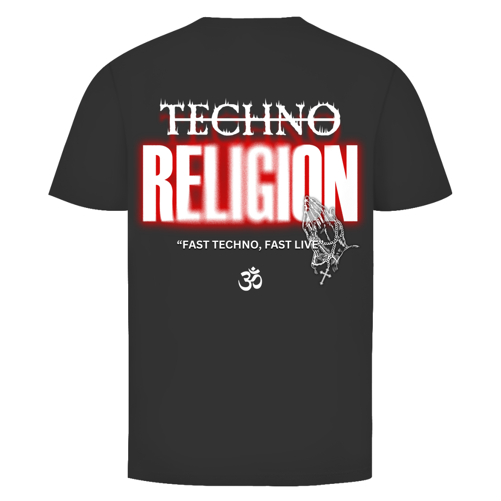 Sustainable Techno Shirt Baumwolle Unisex Fast Life