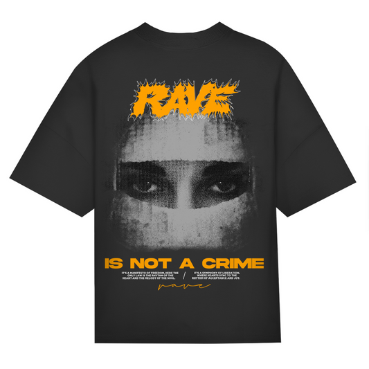 Camiseta oversize, unisex, para raves