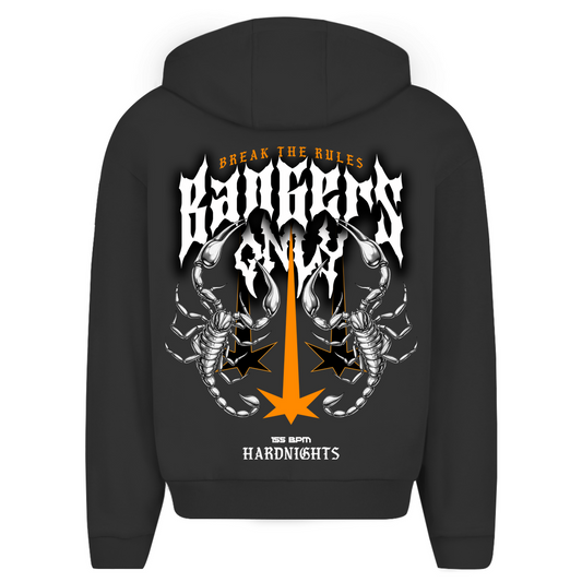 Break the rules – Hoodie zippé oversize