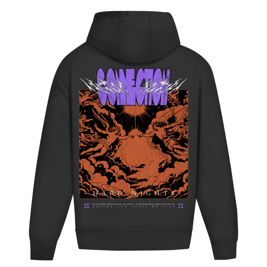 Conexión (sudadera con capucha de gran tamaño)
