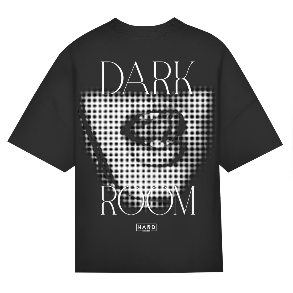 Techno Oversized Shirt für Rave Styles aus Bio-Baumwolle | Black