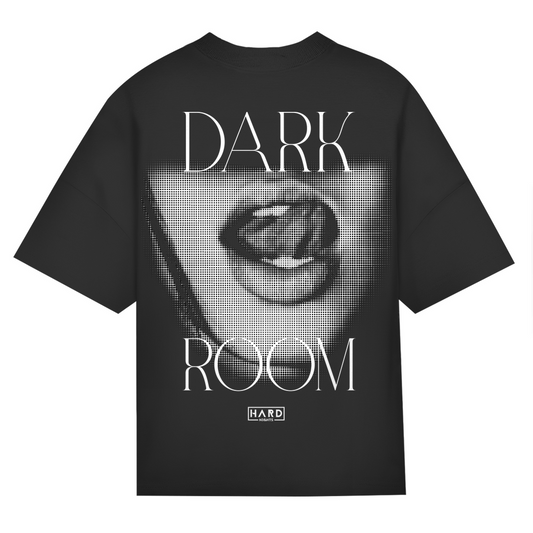 Camiseta oversize, para looks techno y rave | Negro