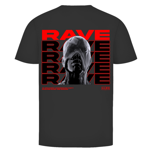 Rave Rave Rave – Koszulka basic | Czarny