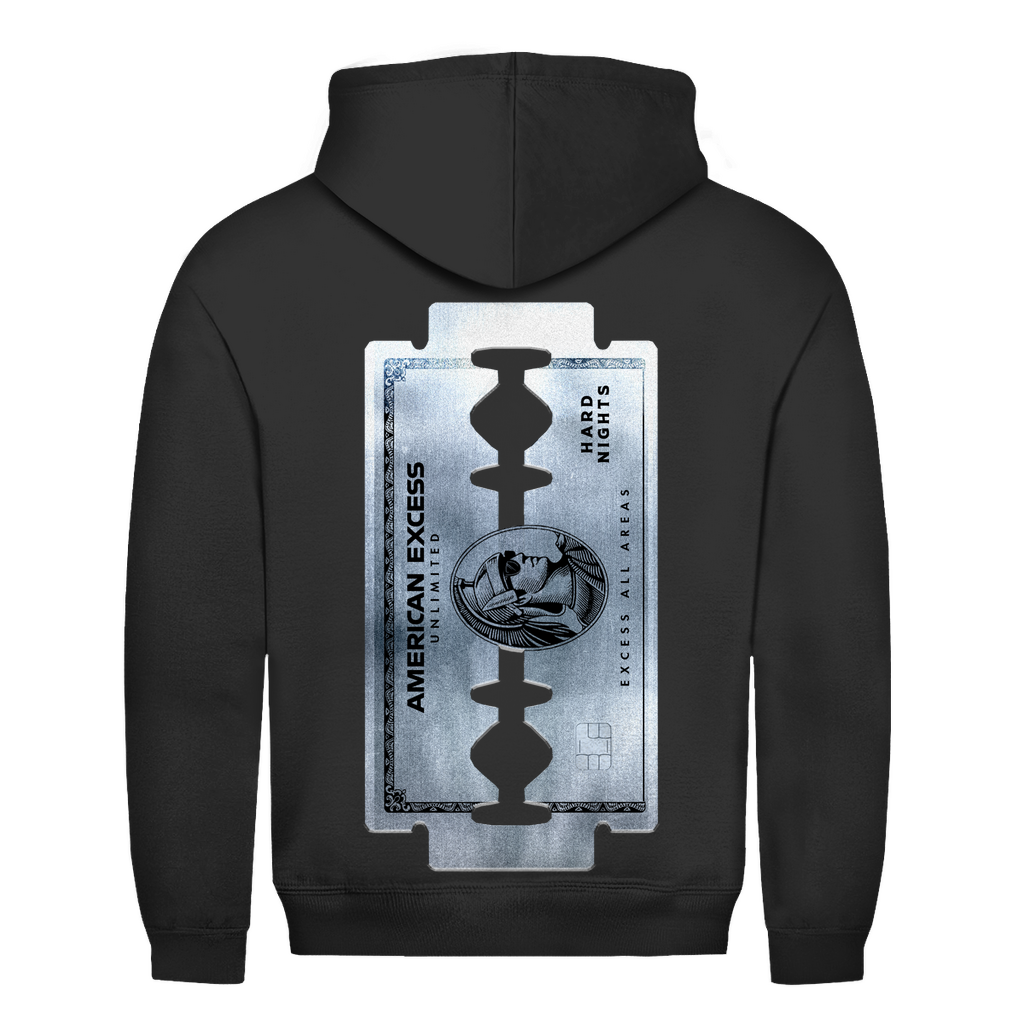 Techno Basic Hoodie und Rave Unisex Hoodie aus Baumwolle | Jet Black