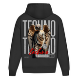 Techno grecque (sweat à capuche surdimensionné)