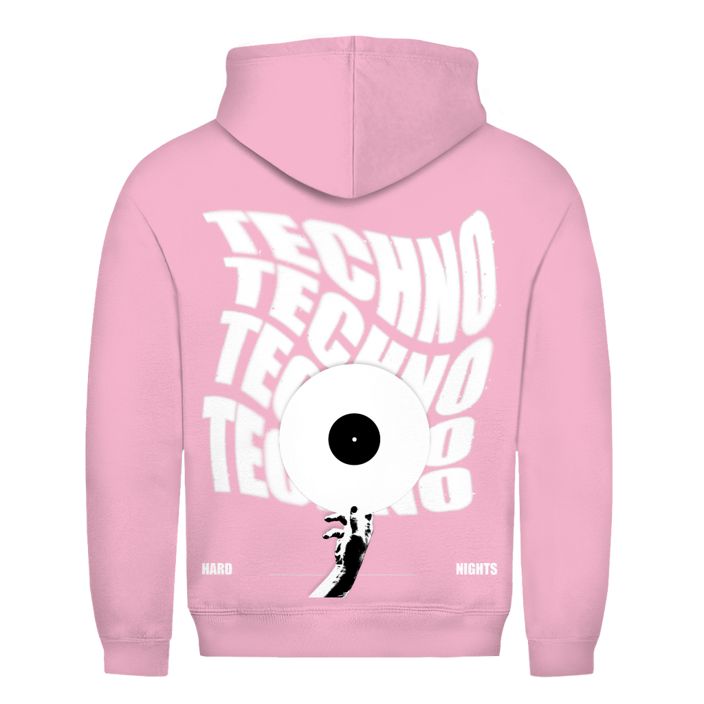 Techno Vinyl basic hoodie | Babyroze