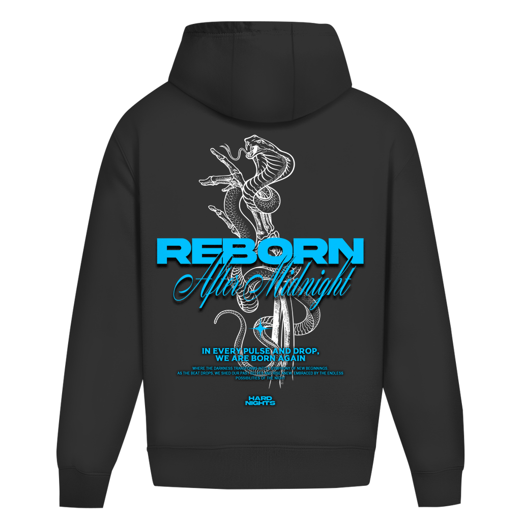 Reborn Snake (felpa con cappuccio di grandi dimensioni)