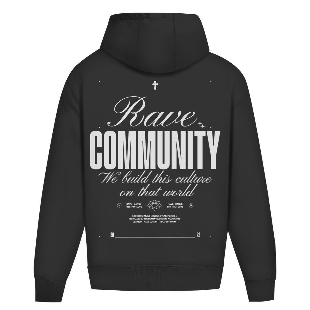 Community (felpa con cappuccio oversize)