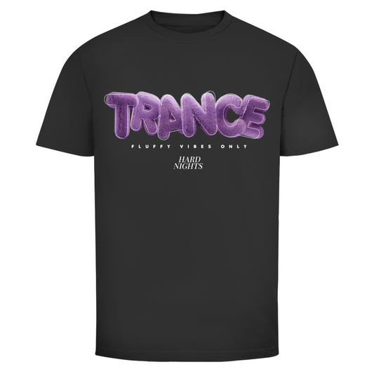 Trance – Koszulka basic, do stylizacji techno | Czarny