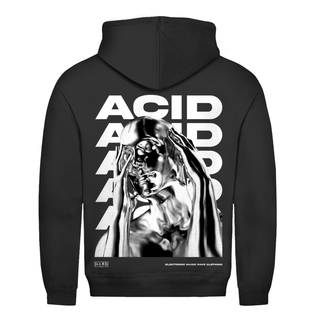 Baumwoll Kapuzenshirt als Streetwear Hoodie Unisex | Jet Black
