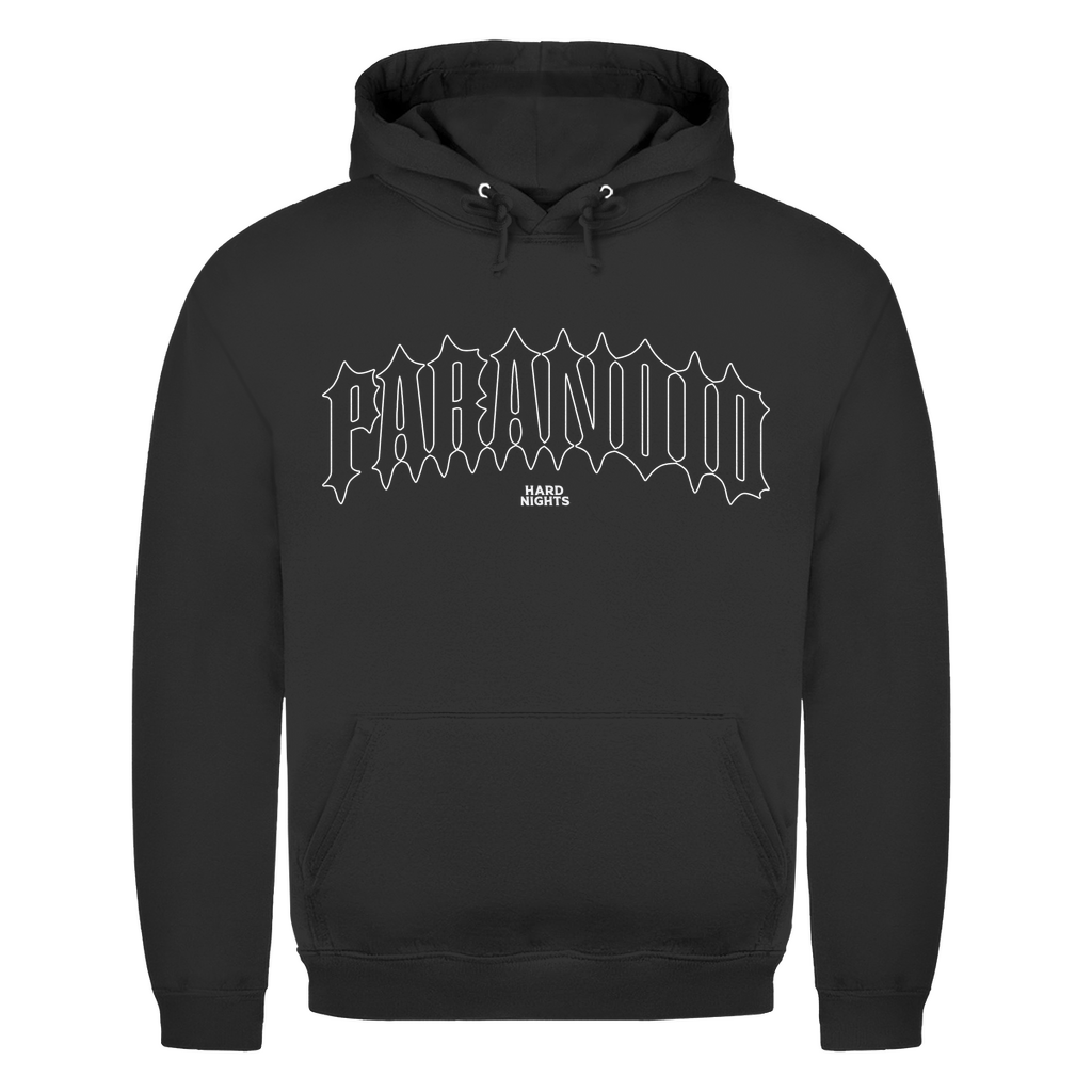 Techno Hoodie aus 100% Baumwolle für Unisex | Jet Black
