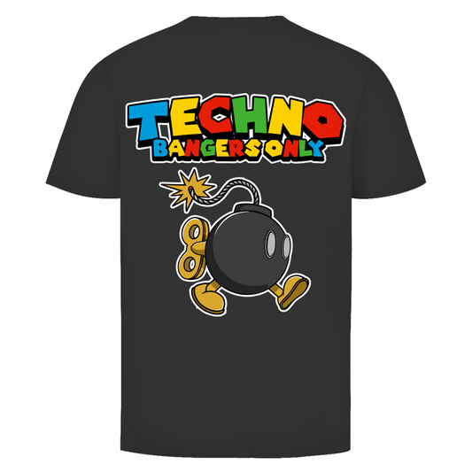 Techno Bangers Only Basic Shirt | Black