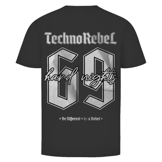 Techno Rebel 69 – Koszulka basic | Czarny