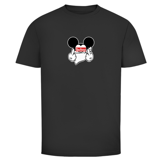 Techno Mouse – Maglietta basic | Nero