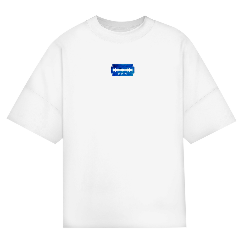 Oversized Shirt aus Bio-Baumwolle für Rave Outfits | White