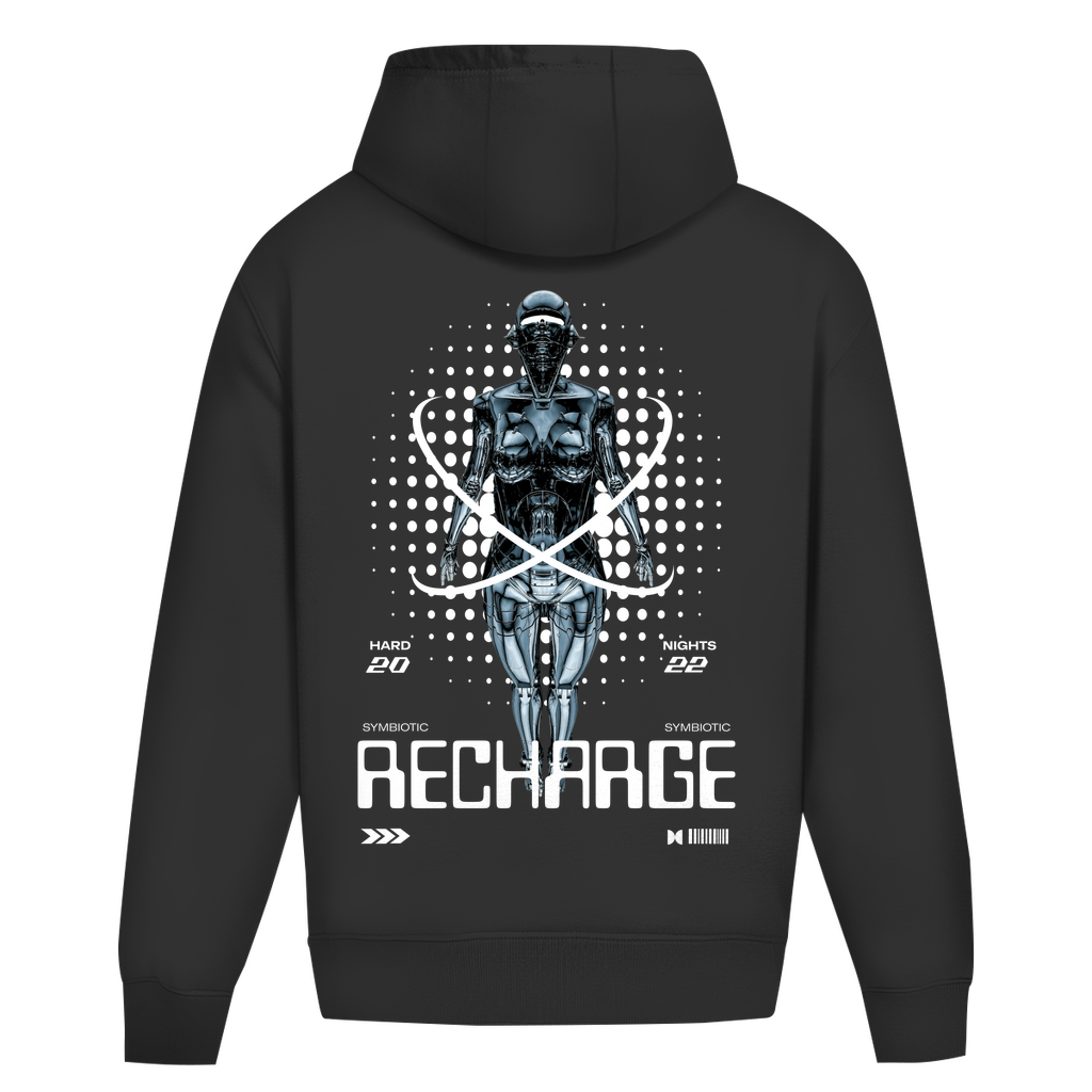 Symbiotic recharge (Oversized Hoodie)