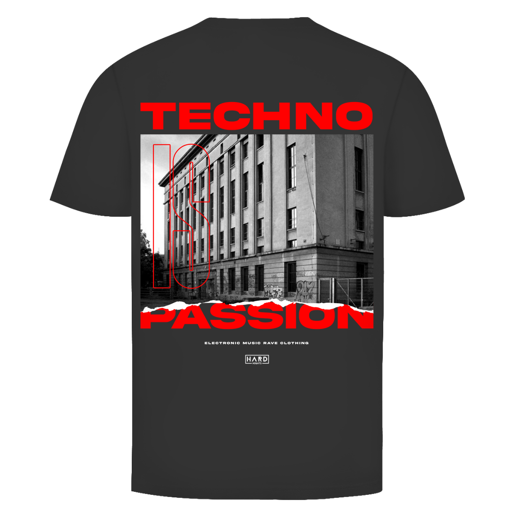 Techno is Passion Basic Shirt aus Bio-Baumwolle