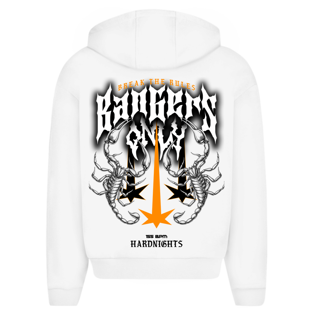 Break the rules (Oversize zipper hoodie)