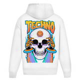 Trippy Techno Skull (Oversized Hoodie)