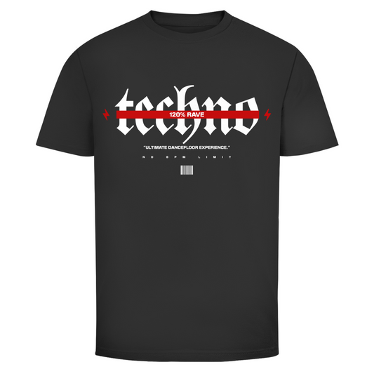 Unisex Basic Shirt für Techno und Rave | Black