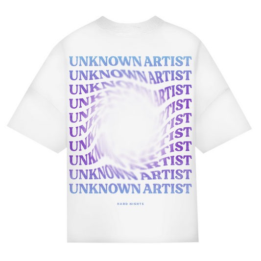 Unknown Artist Hole – Camiseta oversize | Blanco