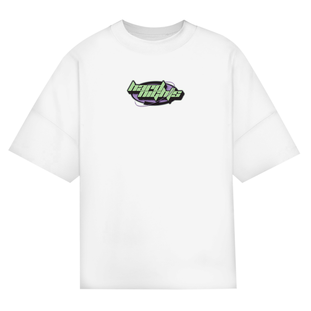 Techno Oversized T Shirt und Rave Oversized Shirt | White