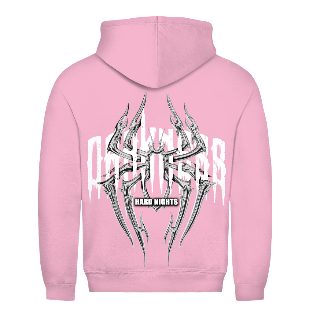 Darkness Spider Basic Hoodie, Unisex Baumwoll Hoodie | Baby Pink
