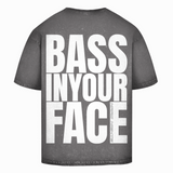 Bass in your face (Acid washed oversized shirt)