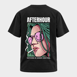 Afterhour – Basic Shirt in Black – Rückansicht