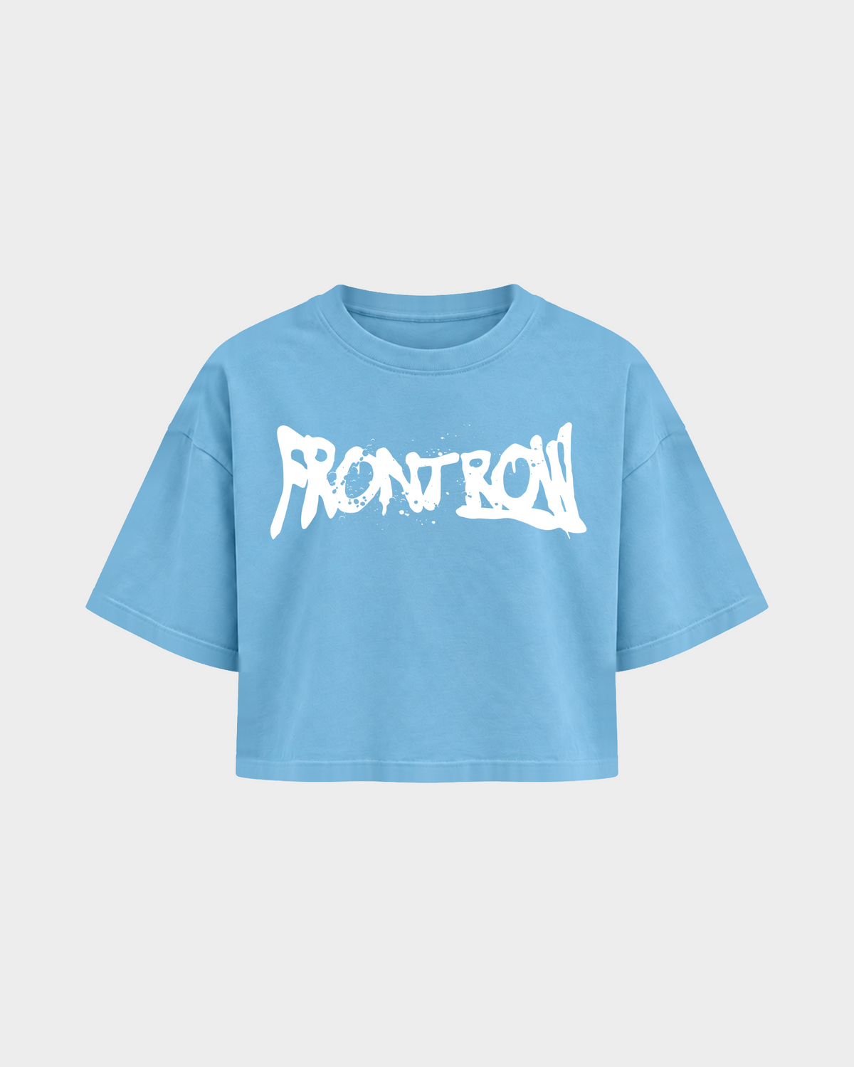 Frontrow ANL – Crop Top in Blue – Vorderansicht