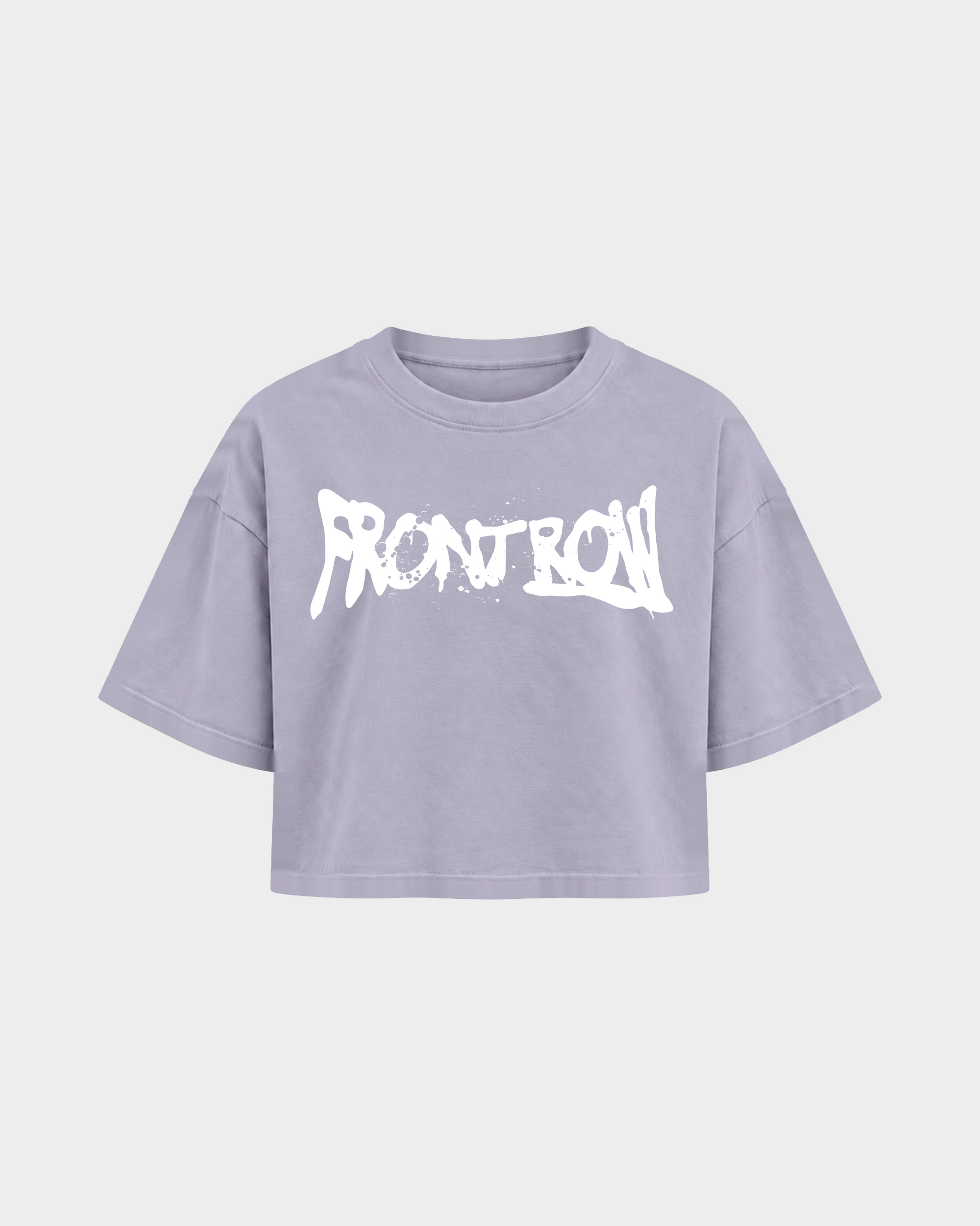 Frontrow ANL – Crop Top in Soft Lilac – Vorderansicht