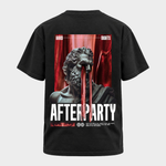 Greek Afterparty – Basic Shirt in Black – Rückansicht
