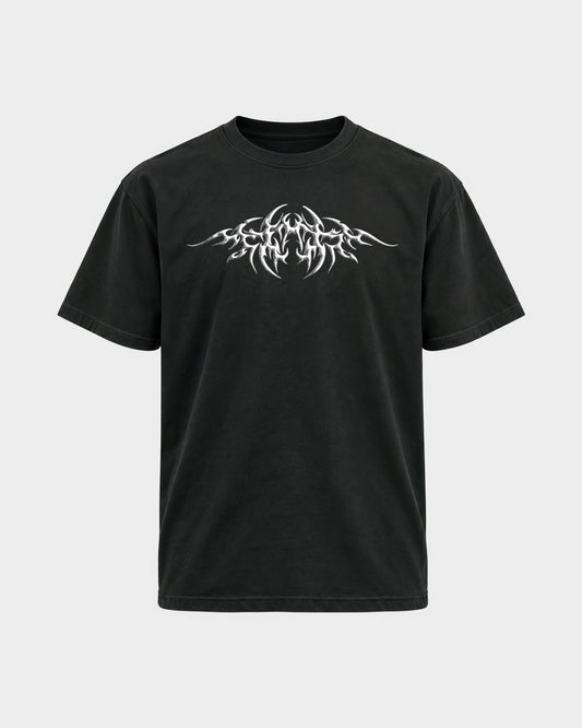 Hard Generation – Basic Shirt in Schwarz, Frontprint – Hard Nights