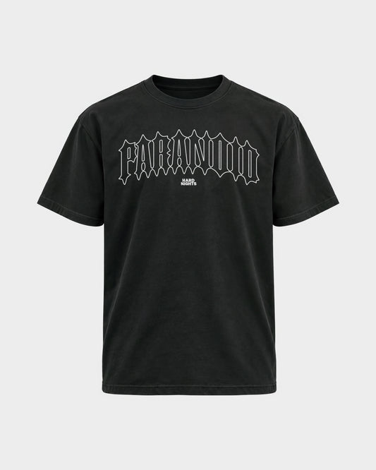 Paranoid Snake – Basic Shirt in Schwarz, Frontprint – Hard Nights