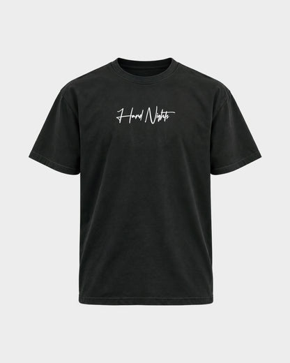 Passion flower – Basic Shirt in Schwarz, Frontprint – Hard Nights