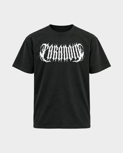 Rave Society – Basic Shirt in Schwarz, Frontprint – Hard Nights