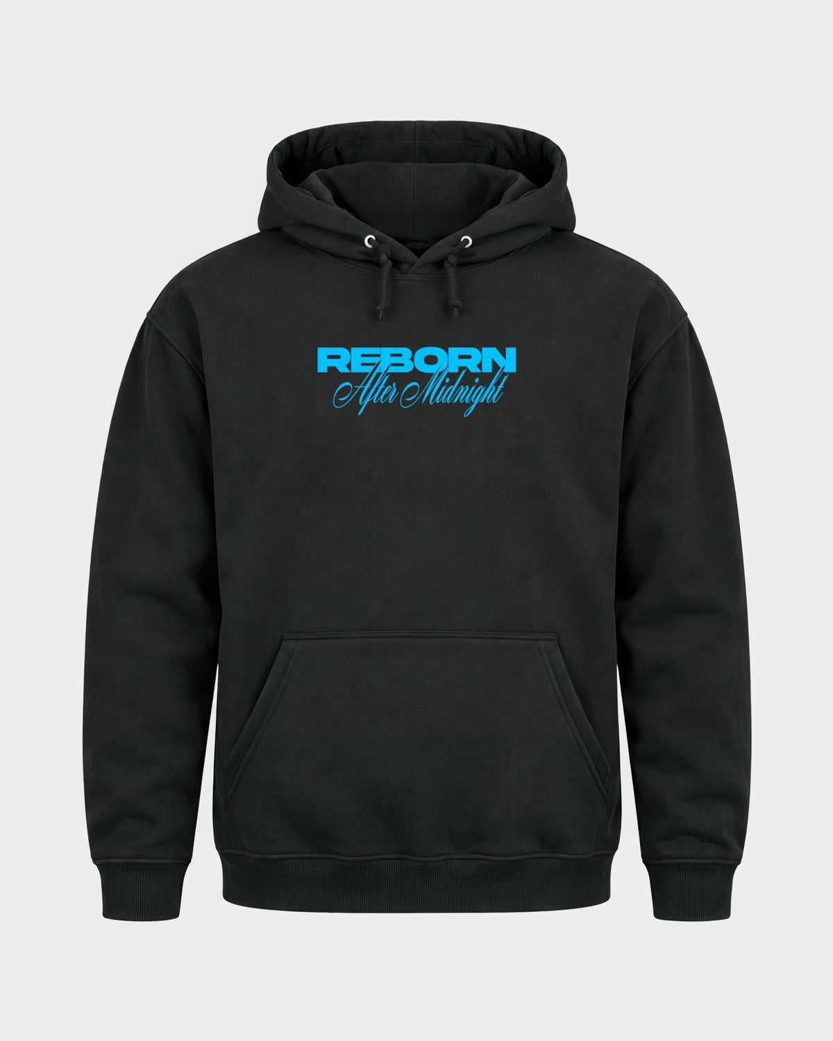 Reborn Snake – Basic Hoodie in Schwarz, Frontprint – Hard Nights
