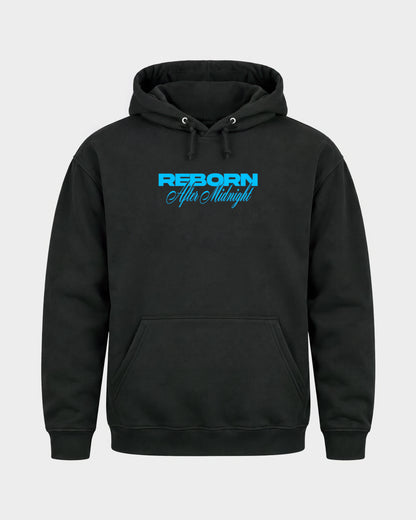 Reborn Snake – Basic Hoodie in Schwarz, Frontprint – Hard Nights