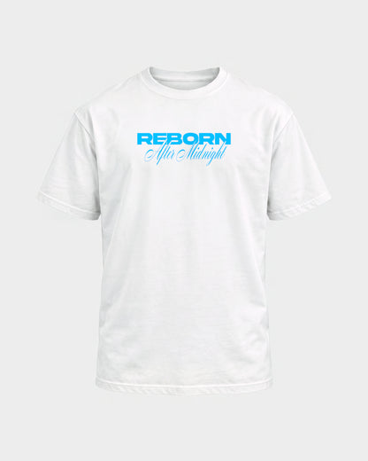 Reborn Snake – Basic Shirt in Weiß, Frontprint – Hard Nights