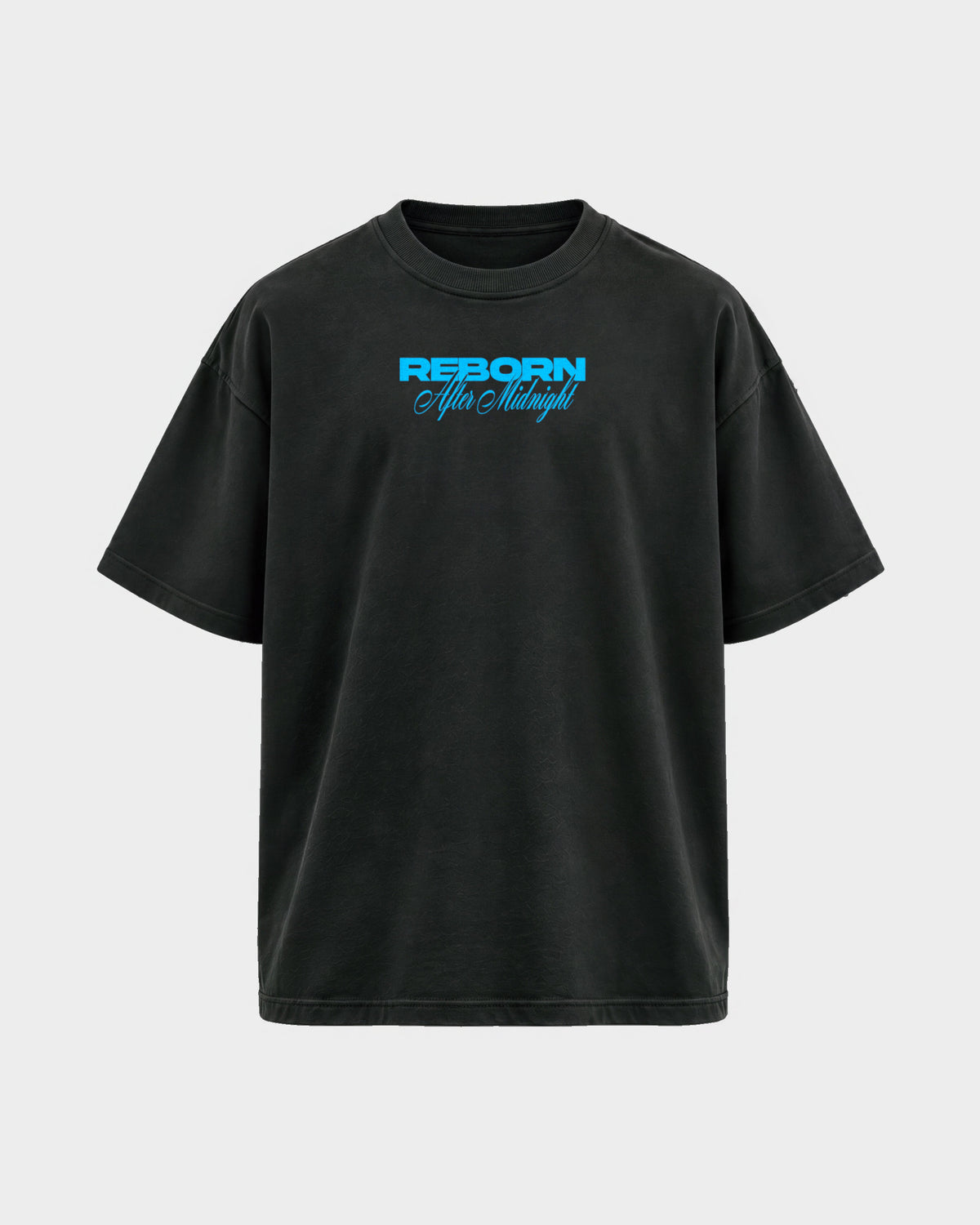 Reborn Snake – Oversized Shirt in Schwarz, Frontprint – Hard Nights